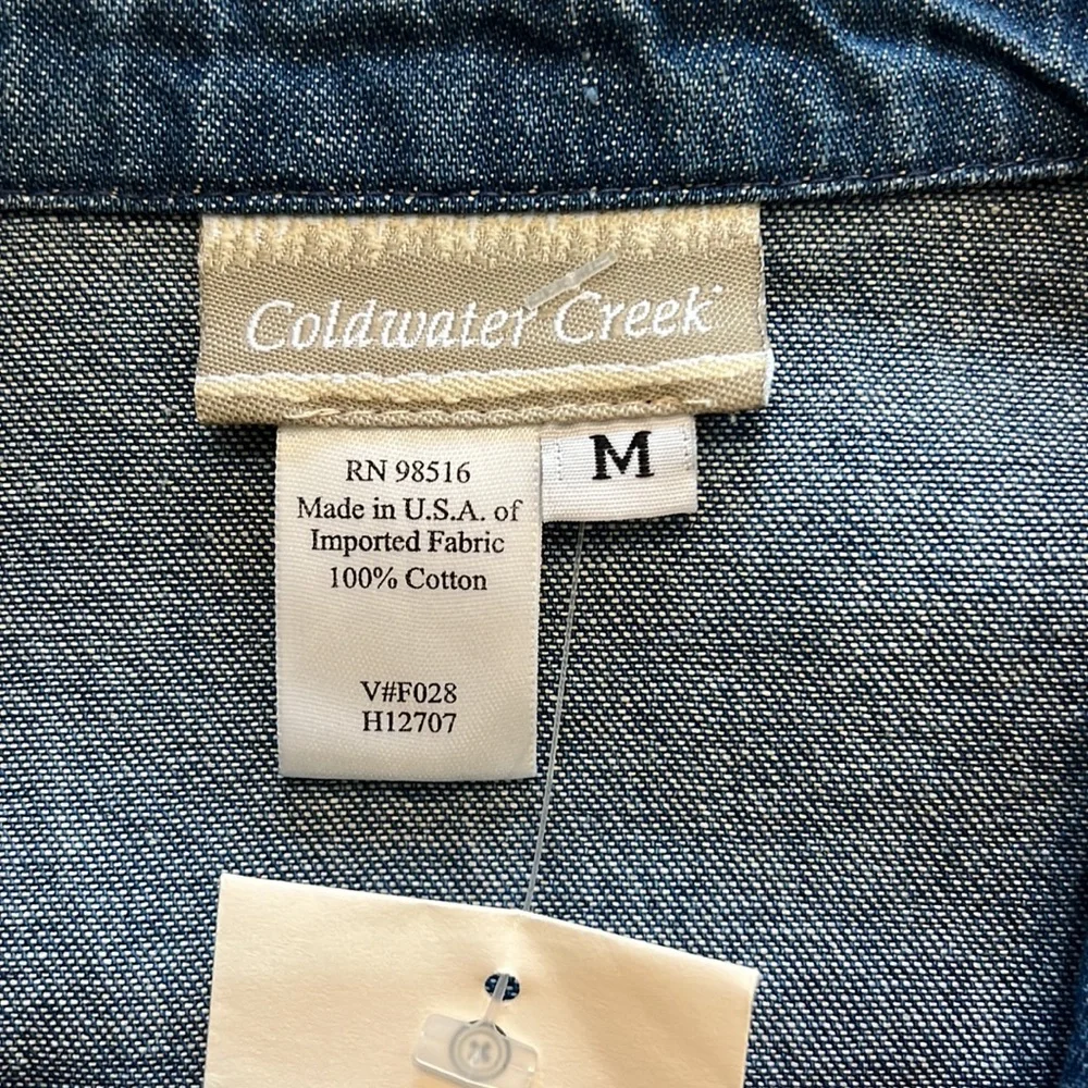 Denim Coldwater Creek Vest - Picture 5 of 5